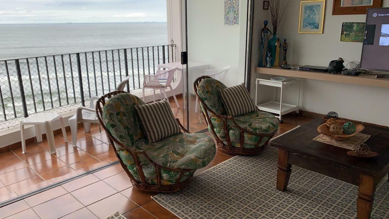 Apto Guaruja De Frente Para O Mar - Praia Asturias المظهر الخارجي الصورة